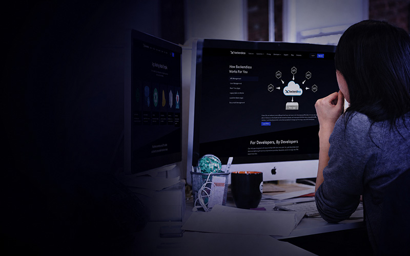 Backendless project visual